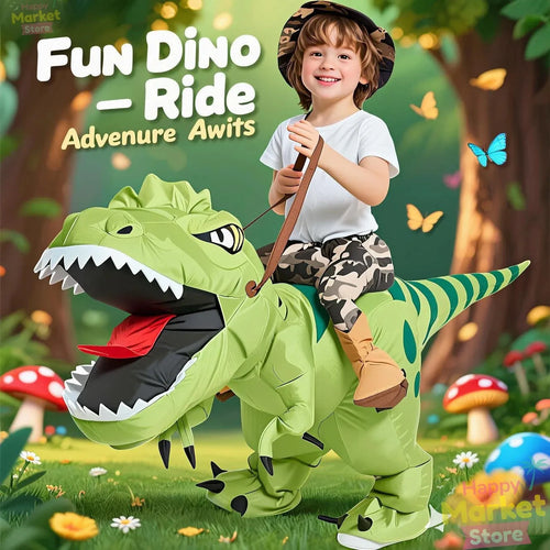 Inflatable T-Rex costume for adults